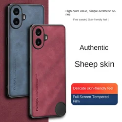 CMF By Nothing Phone 1 Case Shockproof PU Leather Skin Hard Cover Phone Case Silicone Bumper for Noting Phone CMF Phone 1 A015