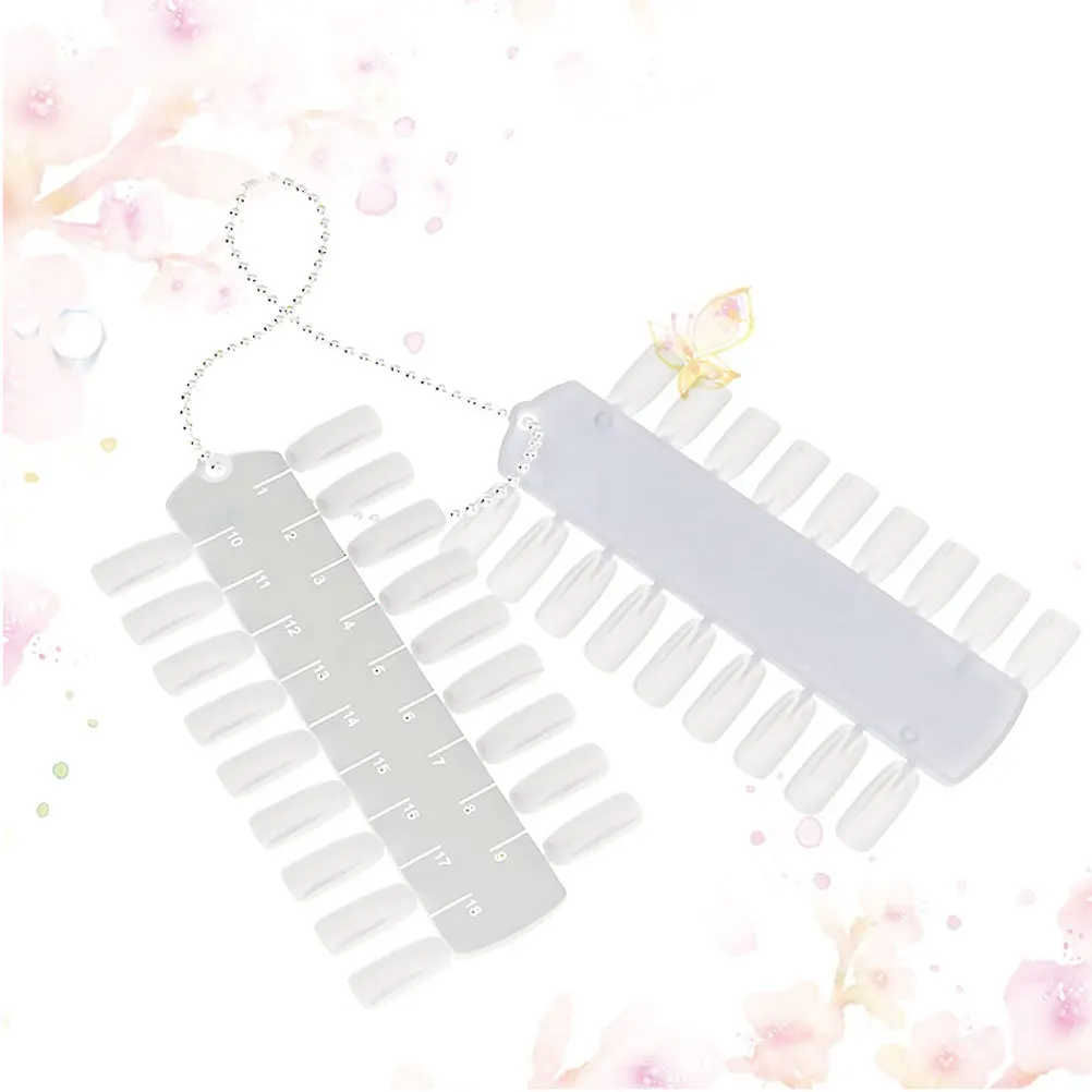 

2Pcs 36 Color Nail Art Practice Wheel Reusable Display Board for Nail Polish Testing Ideal for Salon Window Display and