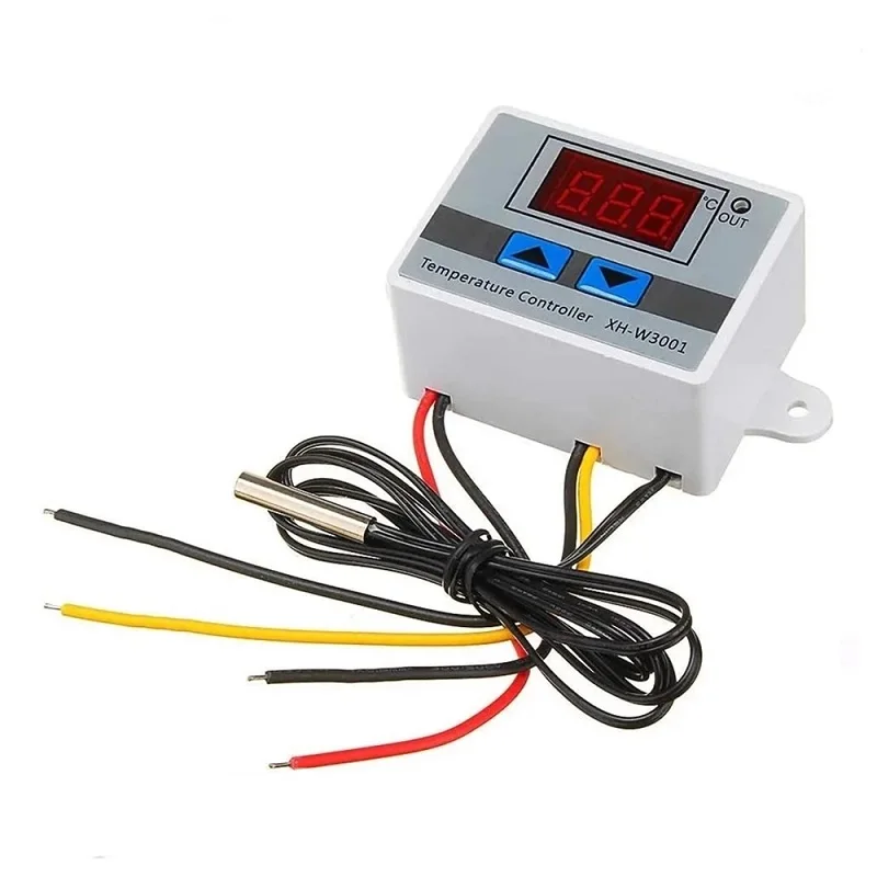 XH-W3001 przełącznik termostat mikrokomputerowy temperatury CNC termometr nowy czujnik regulator temperatury 12/24/220V — zdjęcie 3