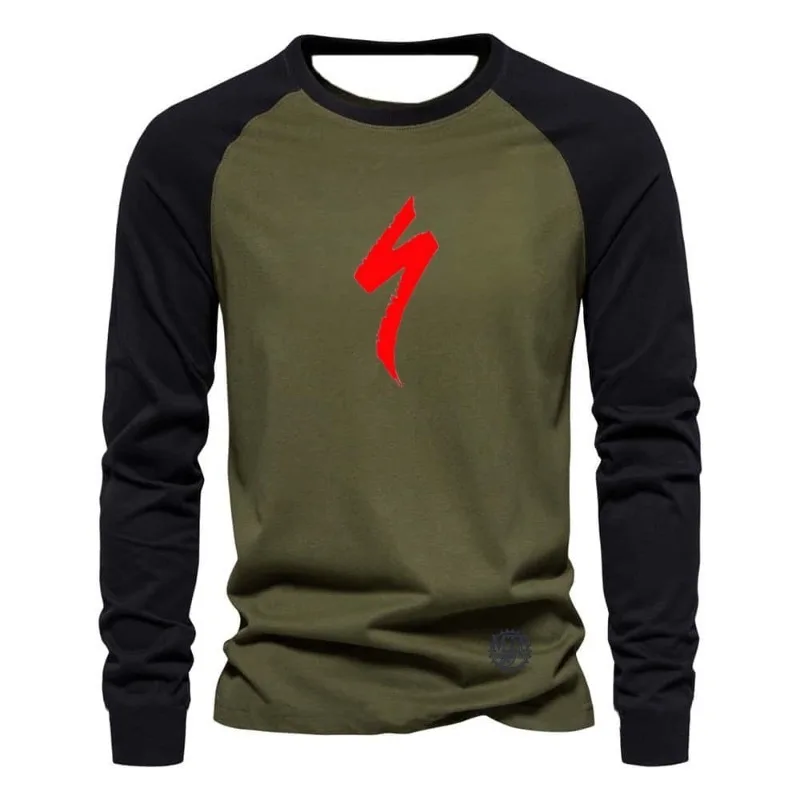 

Men's long sleeved T-shirt, off-road motorcycle, mountain bike riding clothes, quick drying breathable casual shirt