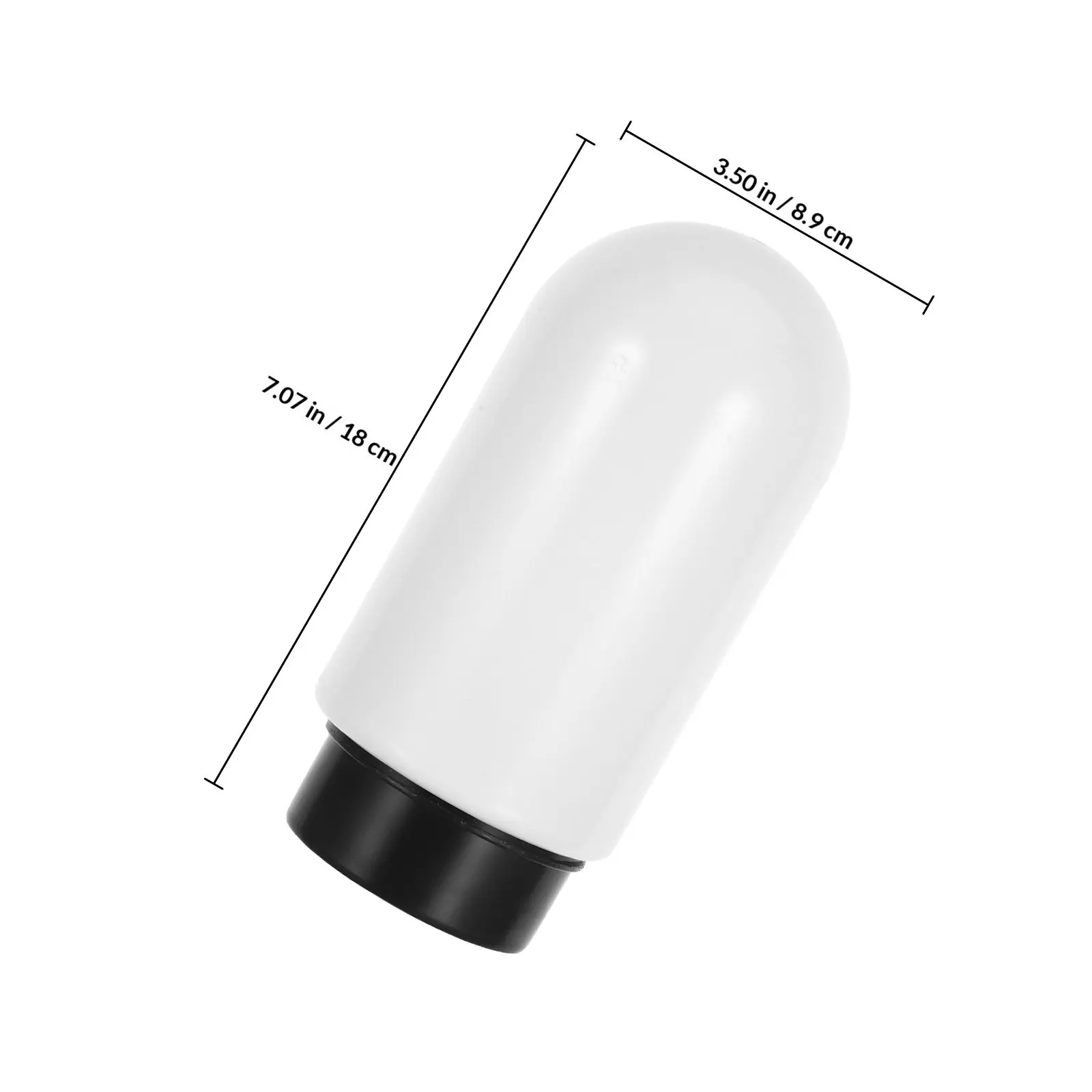 Cylindrical Garden Lamp Shade Threaded Light Cover Replacement for Outdoor Street Porch Patio Lighting Fixture