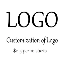 LOGO remake link, priced at $0.5 per link, with a minimum of 10 customizations