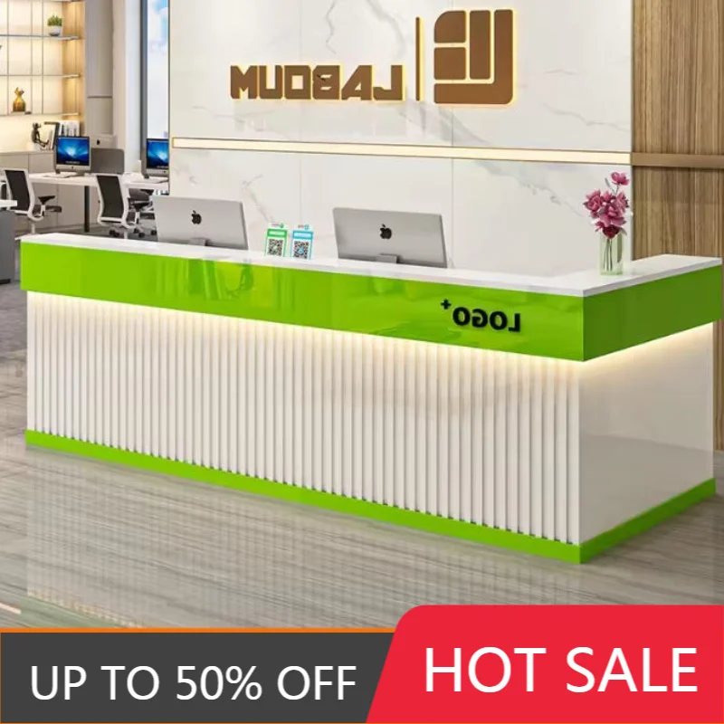 Customized Reception Desk 150x60x100cm