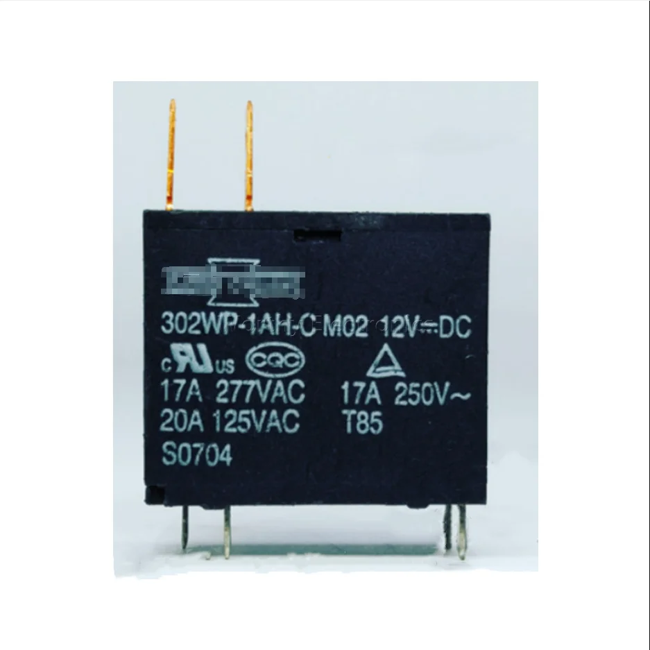 

Free shipping 10pcs/lot 302WP-1AH-C M02 12vdc 17a 4PIN Relay