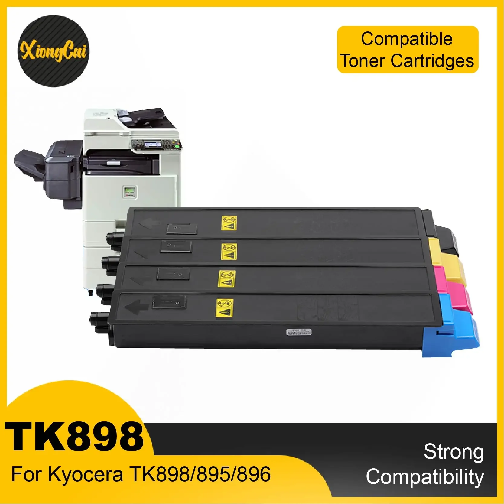 

New Compatible Toner Cartridge TK897 TK898 TK899 TK895 For Kyocera FS-C8020MFP C8025MFP C8520MFP C8525MFP Printer