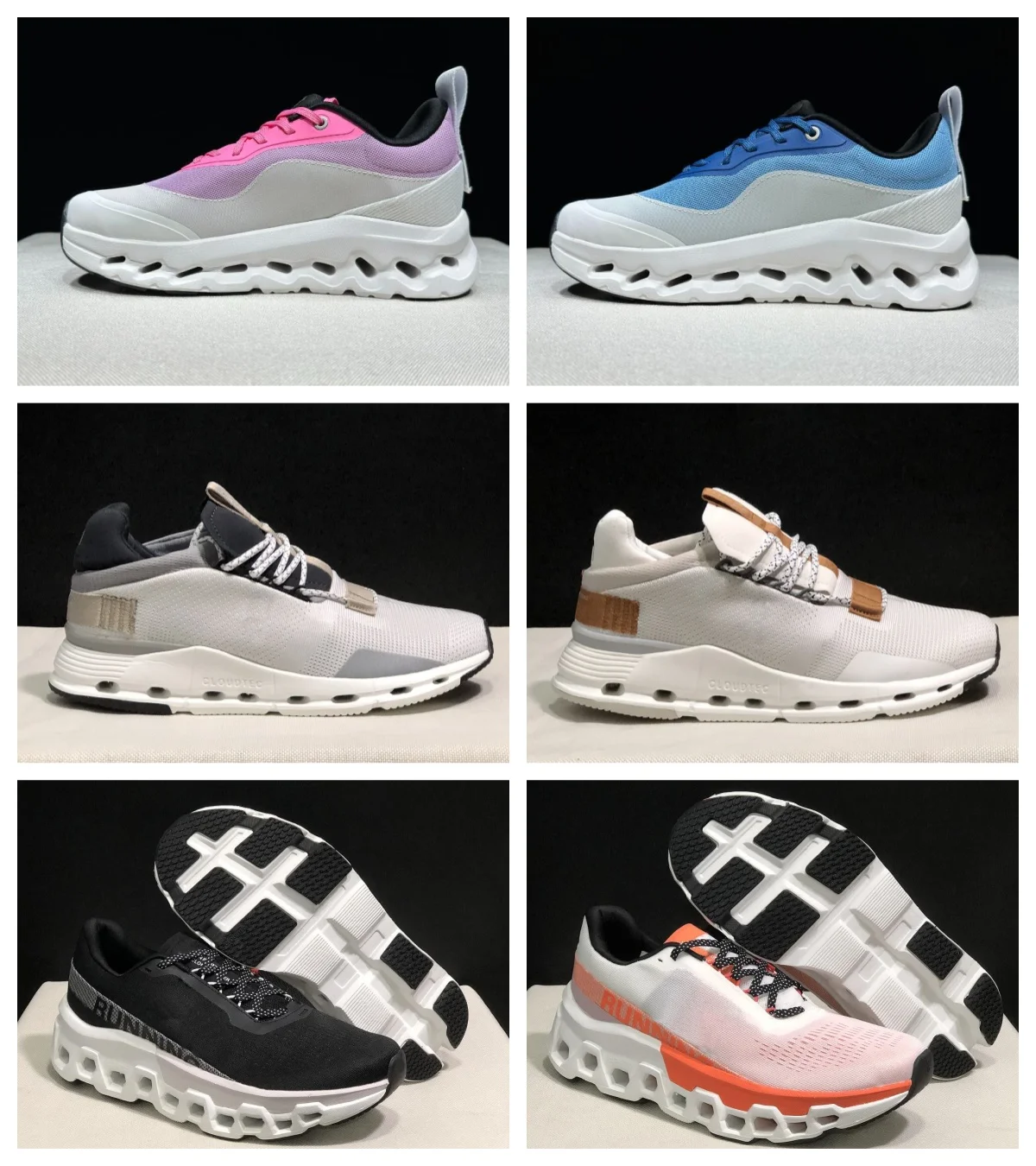 Original Running Shoes Cloud Men Woman Walking Breathable Woman Tennis Runner Shoe Outdoor Sports On Comfortable Casual Sneakers