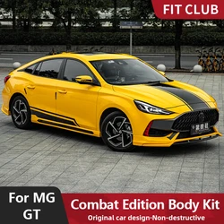 For MG 5 GT 2022-203 front scoop modified 21-22 MG5 front lip surround exterior trim body kit diffuser mg GT 2023 Accesorios