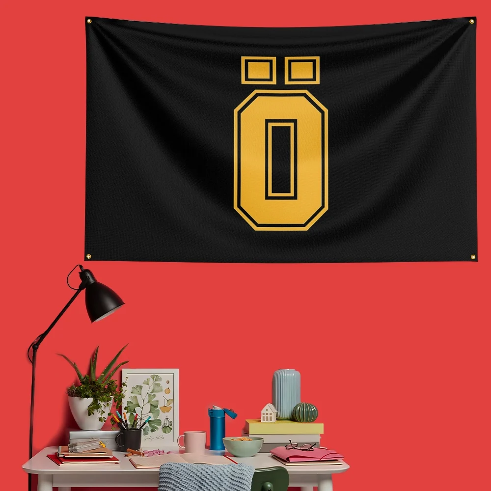 Ohlins Suspension Flag   Polyester Garage Wall Decor Banner For Racing Enthusiasts