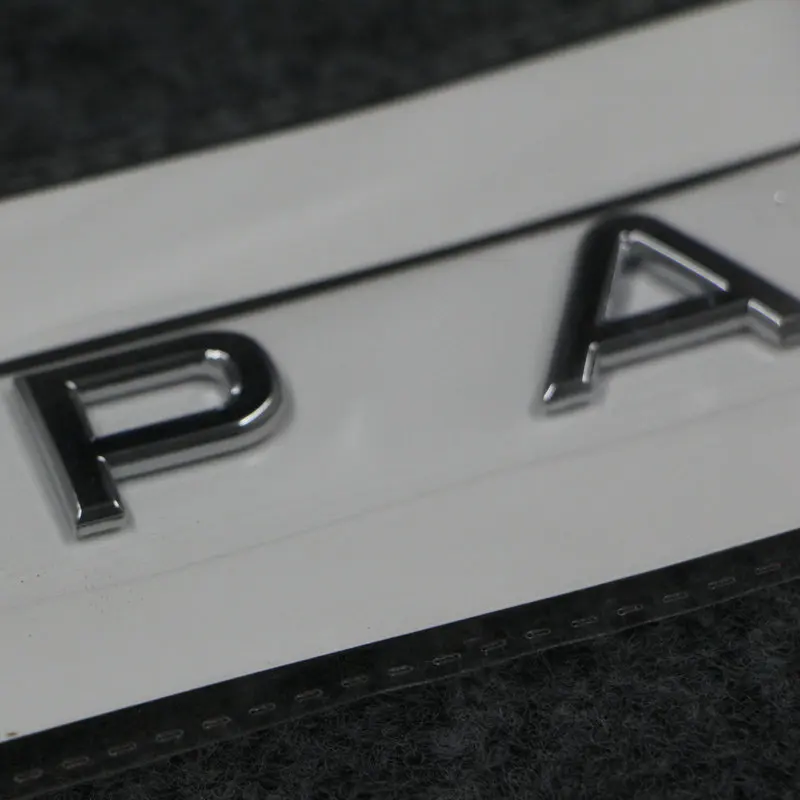 Apply to Passat B8 Tailgate label Trunk letter label ABS plastic silvery