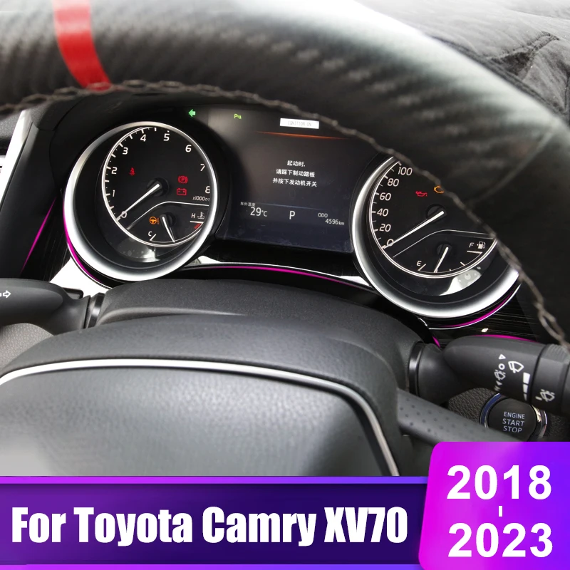 Für Toyota Camry XV70 2018 2019 2020 2021 2022 2023 Camry 70 Hybrid Auto Dashboard Display Tacho Trim Abdeckung Zubehör