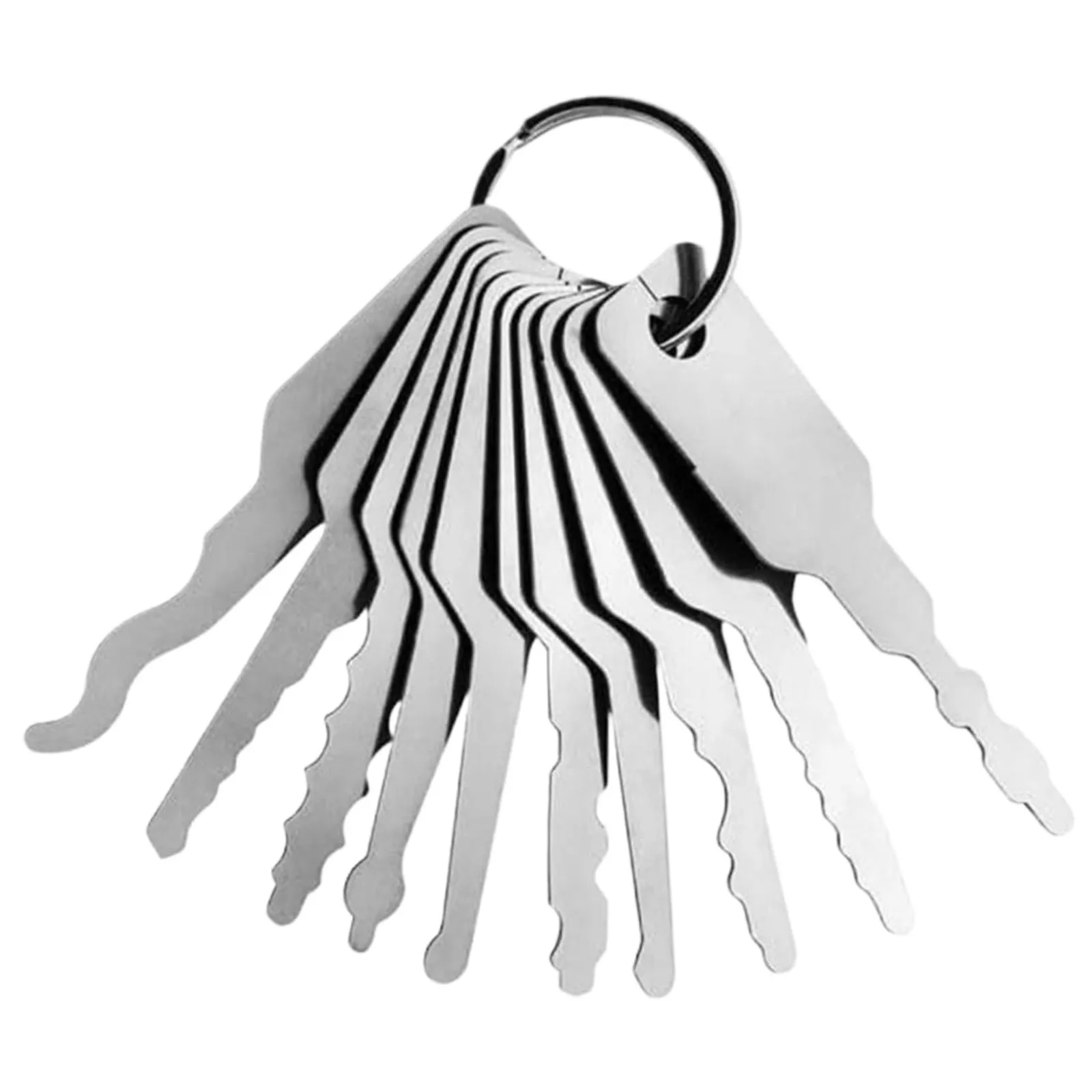 10-100PCS Hook and Loop Repair Tool Convenient Door Lock Repair Kit Car Hook and Loop Tool Stainless Steel Picking Tool Kit
