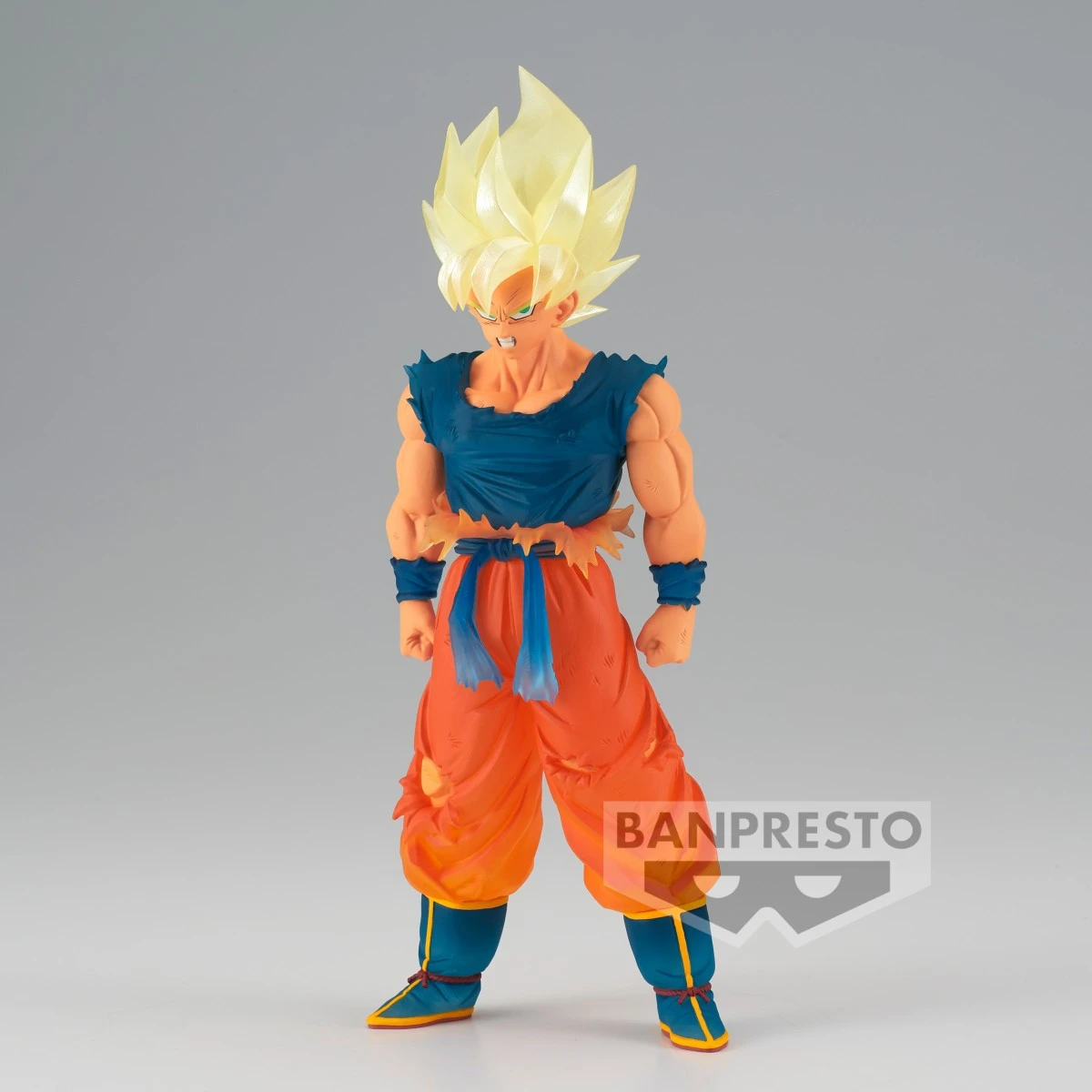 Bandai Original Banpresto Anime Dragon Ball Clearise Son Goku Super Saiyan PVC Action Figures Collection Model Boy Toys Ornament