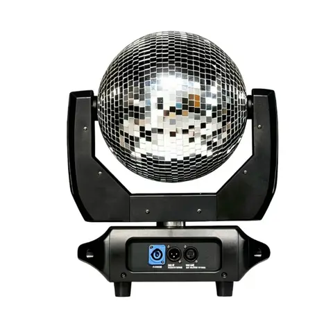 LED Moving Head Mirror Ball Light 120W DMX512  540°Pan 180°Tilt Rotating Disco Ball Stage Light for Party Bar Club Wedding Show