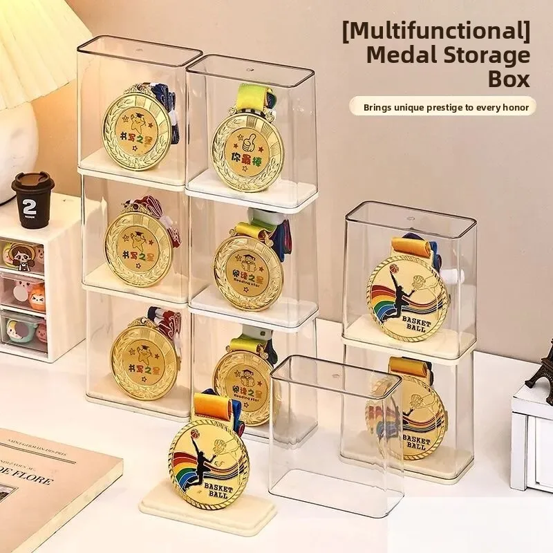 support-de-presentation-de-medailles-de-marathon-boite-de-rangement-anti-poussiere-pour-badges-et-souvenirs-organisateur-pour-medailles-d'or-honorifiques