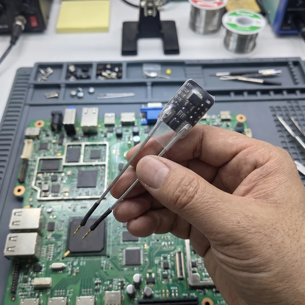 1000V High-Voltage Capacitor Discharging Pen Electrical Capacitance Pen DIY Kit LED Indicated Simple One-Hand Operate for Repair