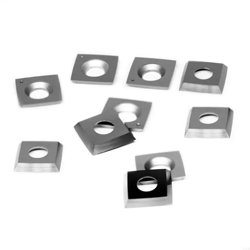 E1PD 14mm Inserts Cutters Replacement Square Straight for T21348 and Woodworking Helical Planer Head