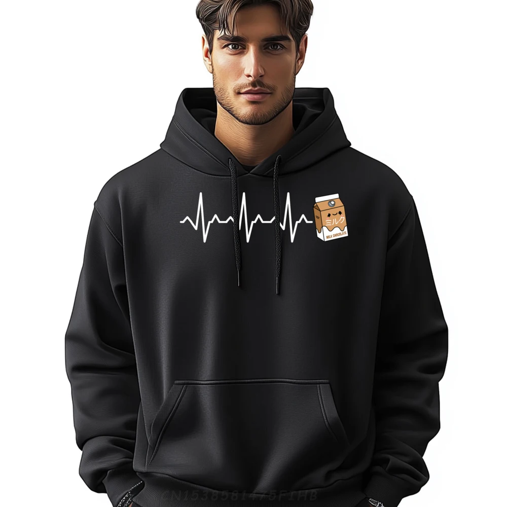 

Heartbeat Camisetas Youth Hoodie Hip Hop New In Hoodies & Sweatshirts Christmas Sweater Man Hoodie