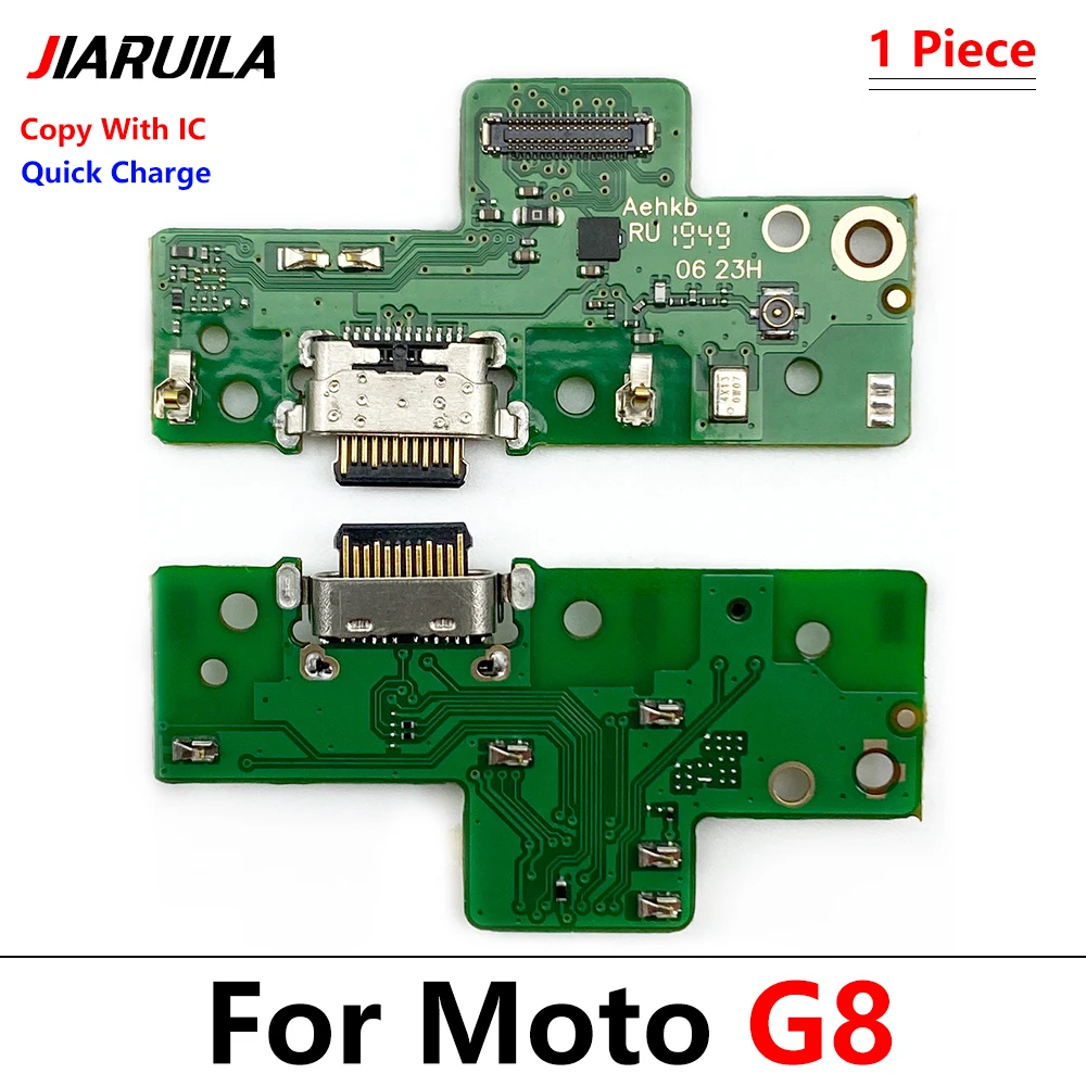 New For Moto G9 Power G8 Plus G7 Power G6 Play USB Charger Port Jack Dock Connector Charging Board Flex Cable With Microphone