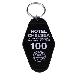 CHELSEA HOTEL KeyChain Keyring Tag Key Chains TV Show The Office Fans Funny Accessory Custom logo