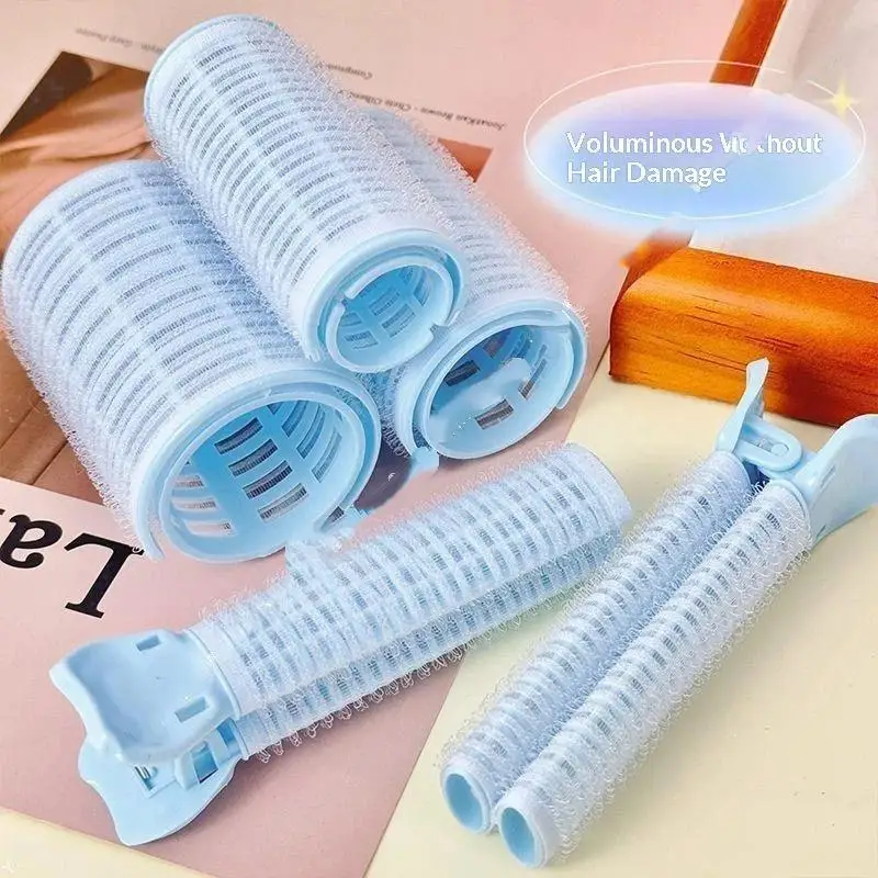 Fluffy Hair Roller Bangs Hair Root Fluffy Hair Clip Self Grip Traceless No Damage Bang Top Styling Curling Roller For Salon Use