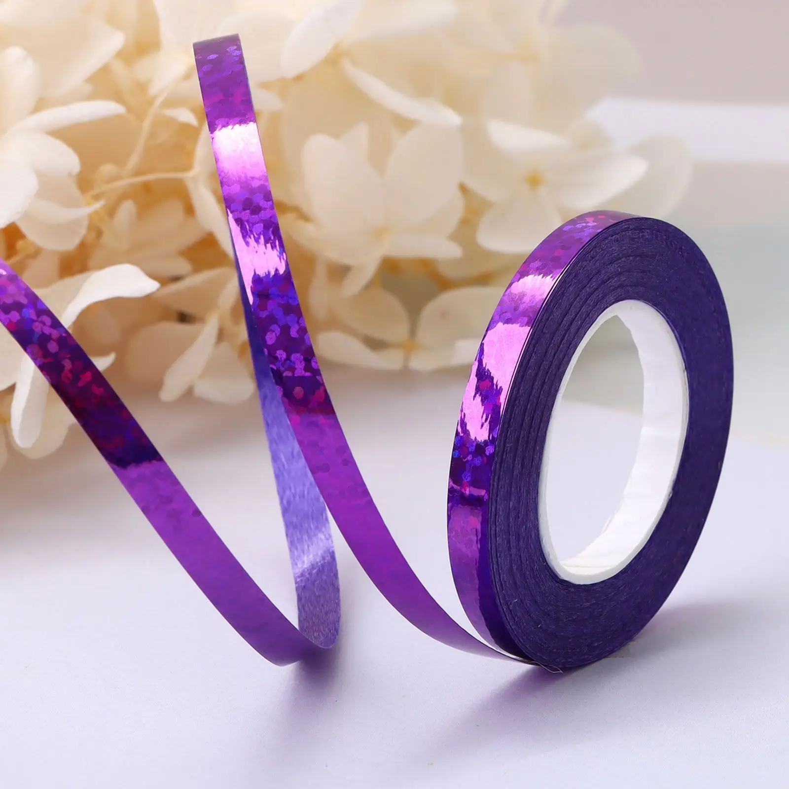 10 Meter/Rollen 5 mm Ballonband, Party, Geburtstag, Hochzeit, Zubehör, Laser-Ballonkette, Satinbänder, Basteln, DIY, Party-Dekoration