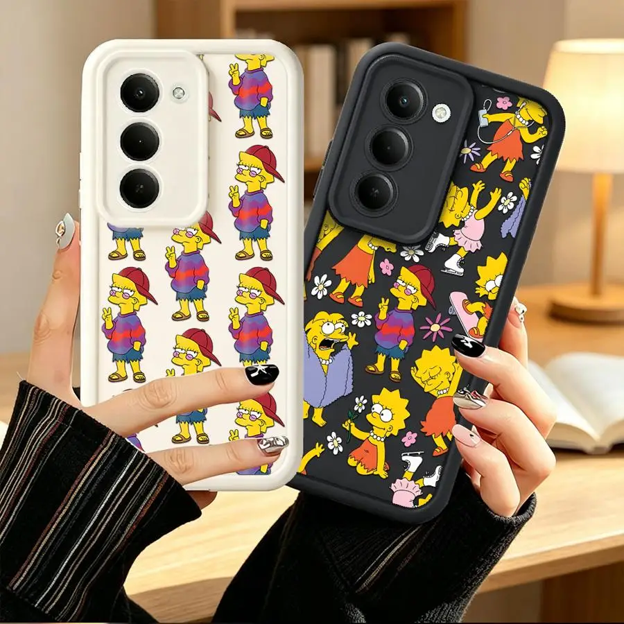 Case for Samsung Galaxy A53 A54 A12 A13 A26 A32 A23 A71 A72 A15 A16 A35 A36 A34 A51 A73 A56 Phone Cover The S-simpsons Lisa