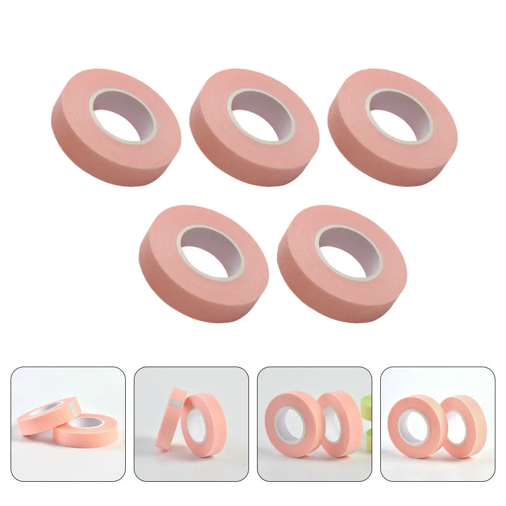 5 ロール美容院ストリップまつげエクステンション用不織布粘着テープつけまつげ分離ツール衛生的で快適なまつげ