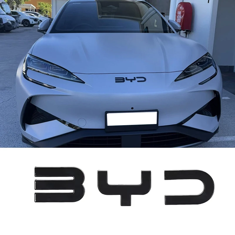 Image of Für BYD SEALION 7, schwarzer Krieger, Auto-Logo-Aufkleber, schwarzer Krieger, hintere Abzeichen-Modifikation, Abdeckungsstile, Auto-Abzeichen