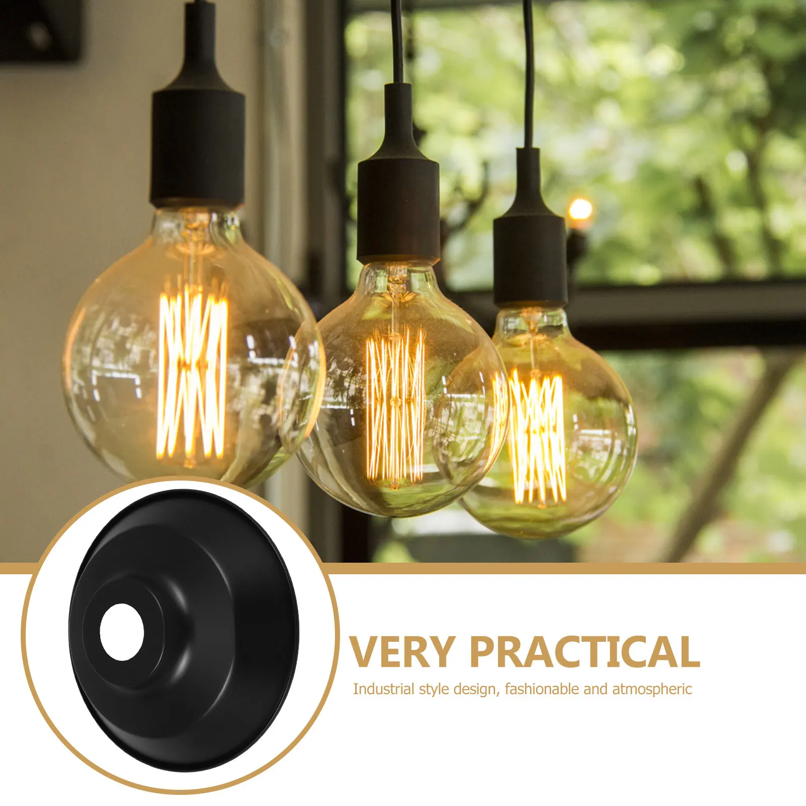 ヴィンテージブラックアイアンペンダントランプシェードシングルヘッドインダストリアルスタイル吊り下げ照明器具ダイニングルームバー天井装飾用