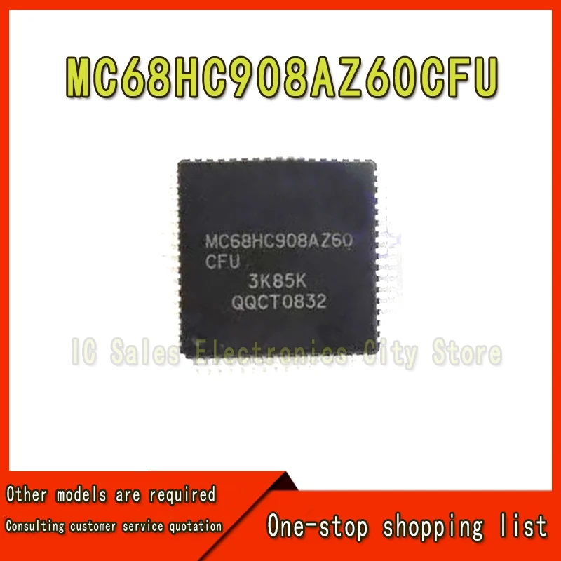 (1 Stuk) 100% Nieuwe Mc68hc908az60cfu 2j74y Mc68hc908az60 QFP-64