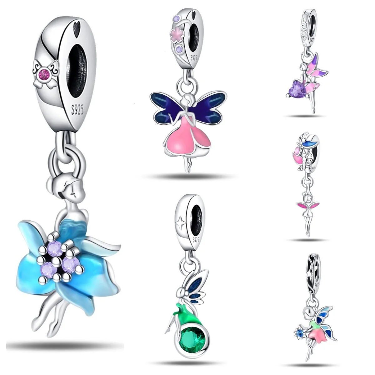 

Женский кулон из серебра 2024 пробы с бусинами