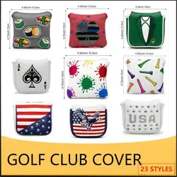 Funda de trébol con calavera para palo de Golf, Protector de cabeza de palo de Golf, alta calidad, envío rápido, novedad de 2024