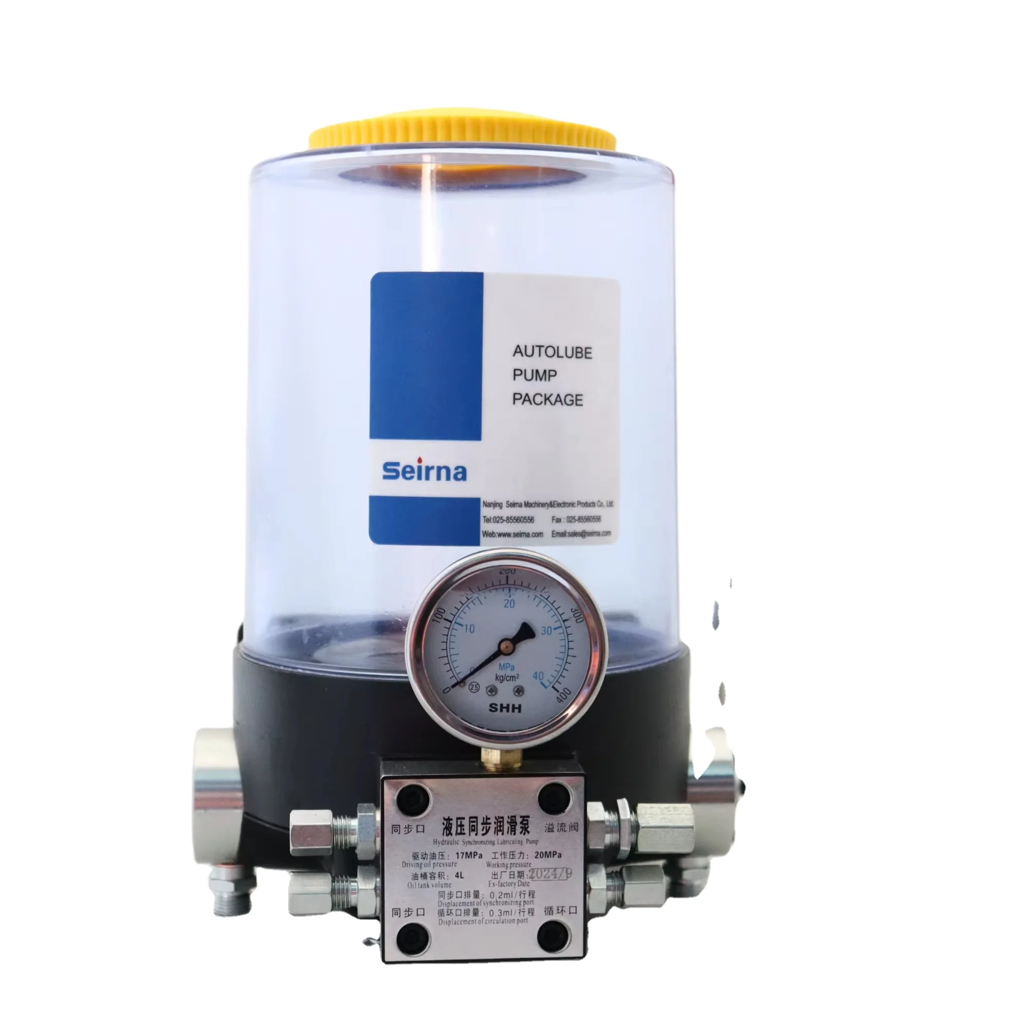 High Hydraulic Synchronous Pump Truck Lubrication Grease Pump Dual-Power Electric Manual/Automatic Operation