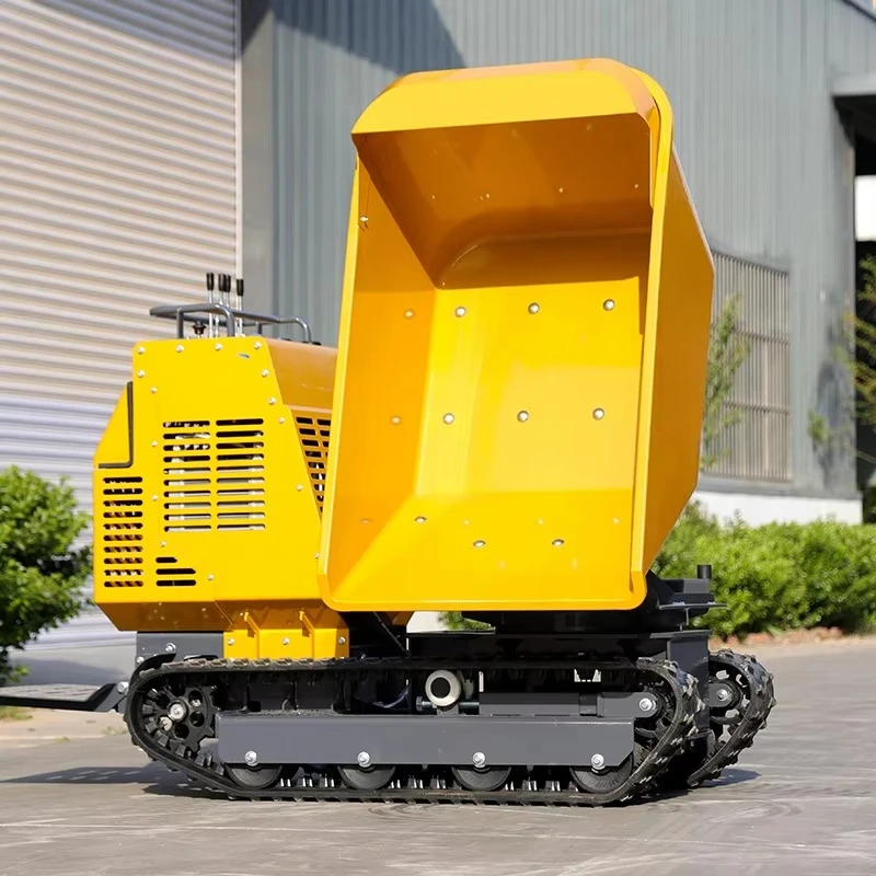 Mini Track Dumper CE EPA Diesel Engine Multifunctional Hydraulic Lifting Small Crawler Tipper Truck Factory Wholesale Price view 4