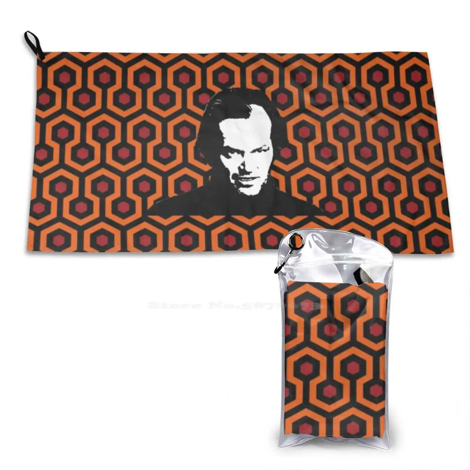 The Shinning Soft Towel Quick Dry Beach Towel Jack Nicholson Kubrik The Shinning Horror Movies Film Tim Topping Redrum Murder