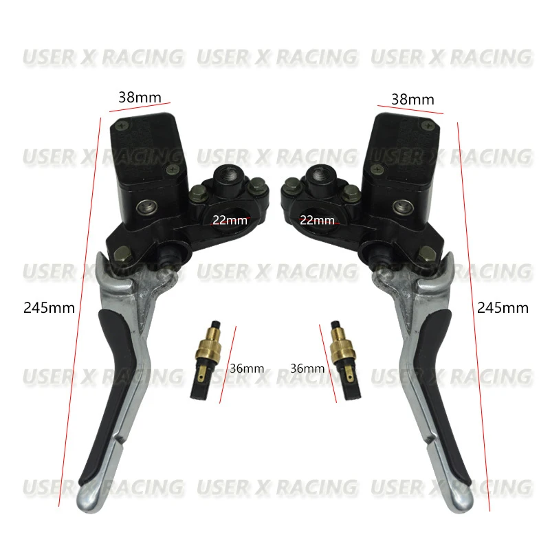 USERX Universal Motorcycle Accessories Brake master cylinder clutch brake pump handle For Yamaha Aerox YQ50 MBK Nitro