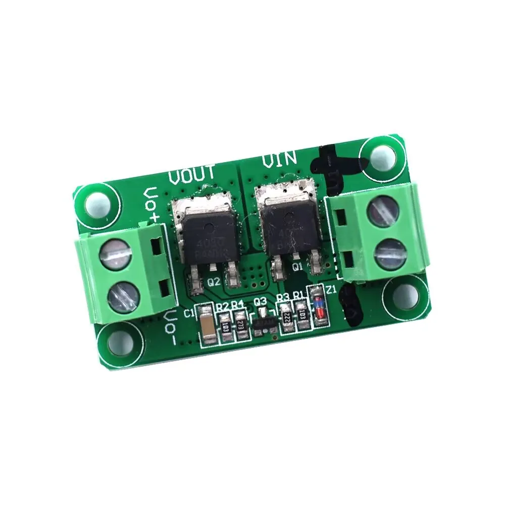 Produktbild von 10er Set Diodenmodul 3–14 V / 4 A – Verpolungsschutzplatine Mit Gemeinsamer Masse, LED-Anzeige, Für Batterieladung Und Elektronikprojekte
