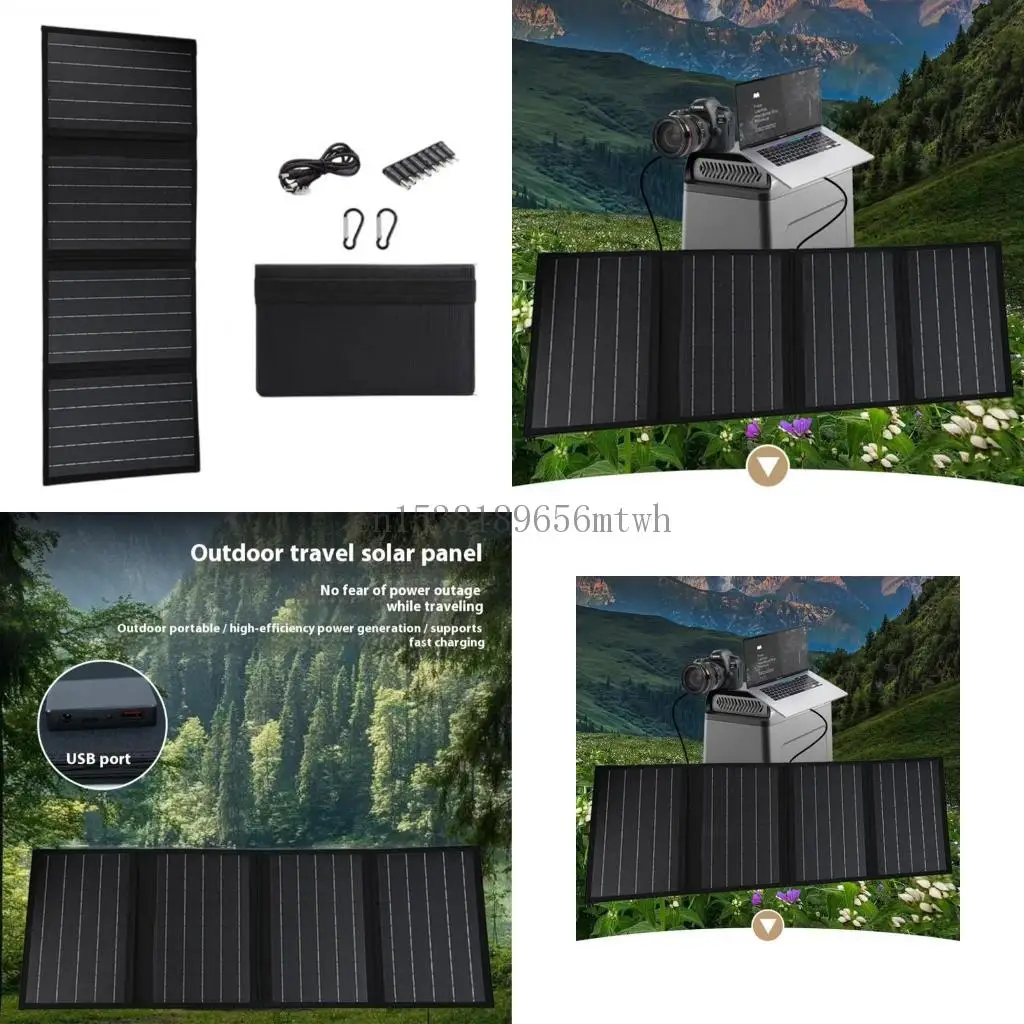 Folding 40W Solar Power Charging Device With Multiple Output Port Enduring B03D