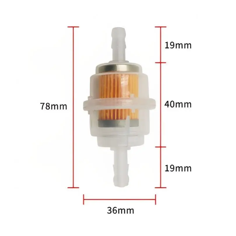 3 قطعة فلتر البنزين كبير البنزين في الخط العالمي واضح الوقود فلتر الغاز ل 6 أو 8 مللي متر الأنابيب تصفية دراجة نارية سكوتر دراجة نارية