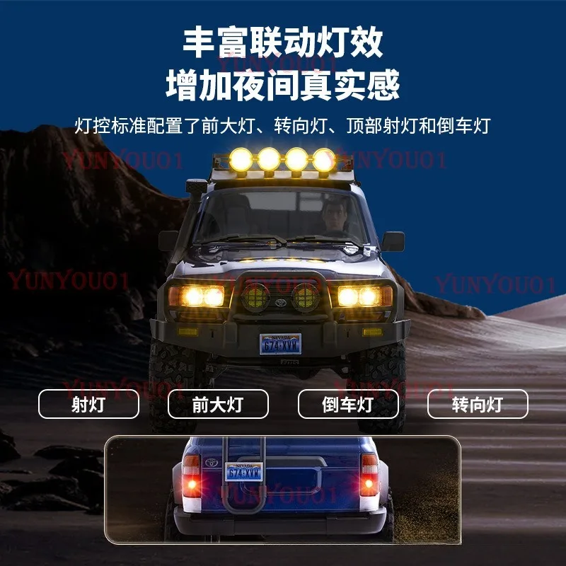 New LC80 PRO V2 Toyota Simulation Crossing Officially Authorized Off-Road Car with High and Low Speed Remote Off-Road