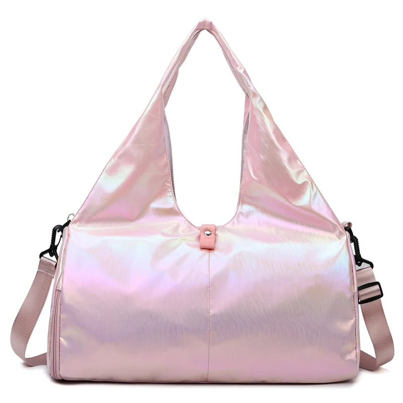 Bolso de hombro con cremallera para mujer, bolsa de tela Oxford brillante de alta calidad, gran capacidad, a la moda, almacén independiente, novedad de 2024