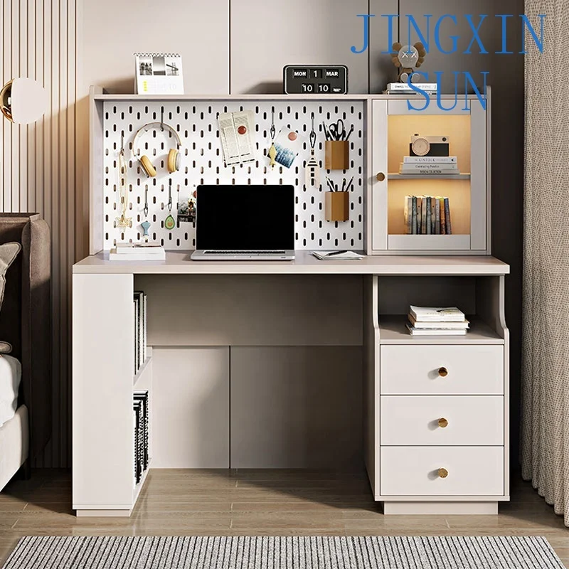 Modern Multifunctional Large Space Storage Side Cabinet Writing Desk Bedroom Study Office Desk
