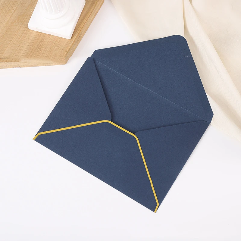 Imagem -03 - Gilding Envelopes Bolsa para Casamento Suprimentos para Pequenas Empresas Papelaria Cartão Postal Faça Você Mesmo Convites de Papel Embalagem de Armazenamento 150g 50 Pcs por Lote