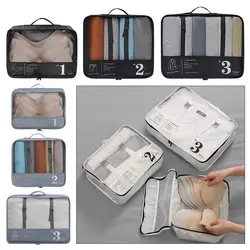 Practical Large Capacity Travel Organizer Storage Bags Suitcase Storage Luggage Clothes Sorting Organizer Set Waterproof Pouch