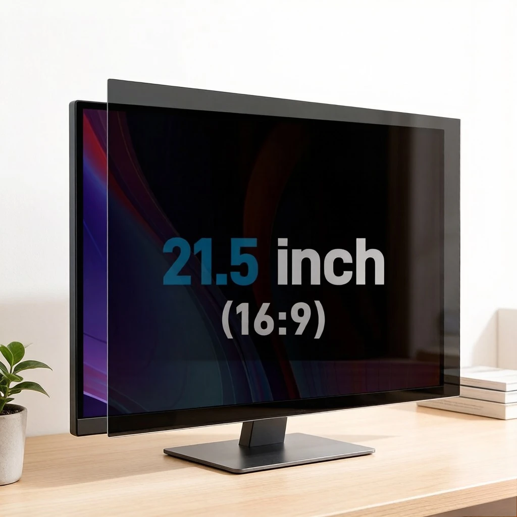 

21.5inch Computer Monitor Anti-Spy Scratch Protection Film Removable 21.5inch Computer Privacy Screen Filter 16:9 Widescreen