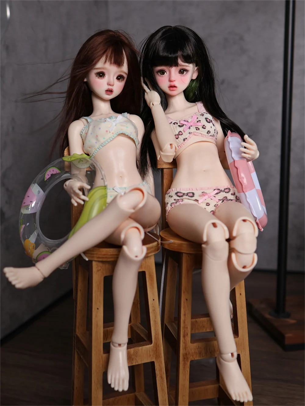 

Одежда для кукол BJD подходит для размера 1/4, комплект свежей одежды бикини, аксессуары для кукол (2 точки)