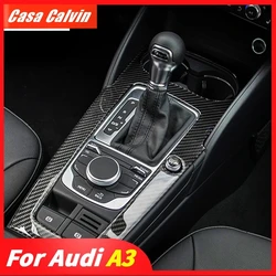 Car Styling Gear Shift Panel Decoration Sticker Trim for Audi A3 8V S3 2013 2014 2015 2016 2017 2018 2019 Interior Accessories