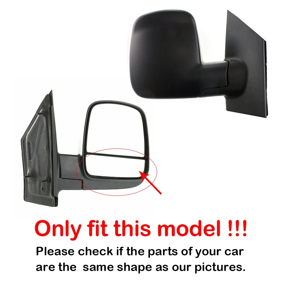 For Chevy Express 1500 2500 3500 2003-2014 GMC Savana 1500 2500 3500 2003-2014 1PCS Rearview Side Wing Lower Mirror Glass Lens