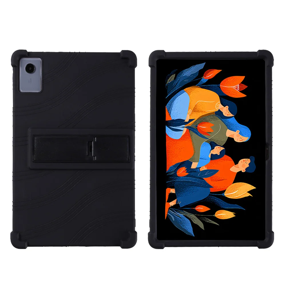 Case for Idea Tab Plus 12.1'2025 TB-365FC Tablet Kids Friendly Silicon Stand Cover Anti Drop Silicone Protect
