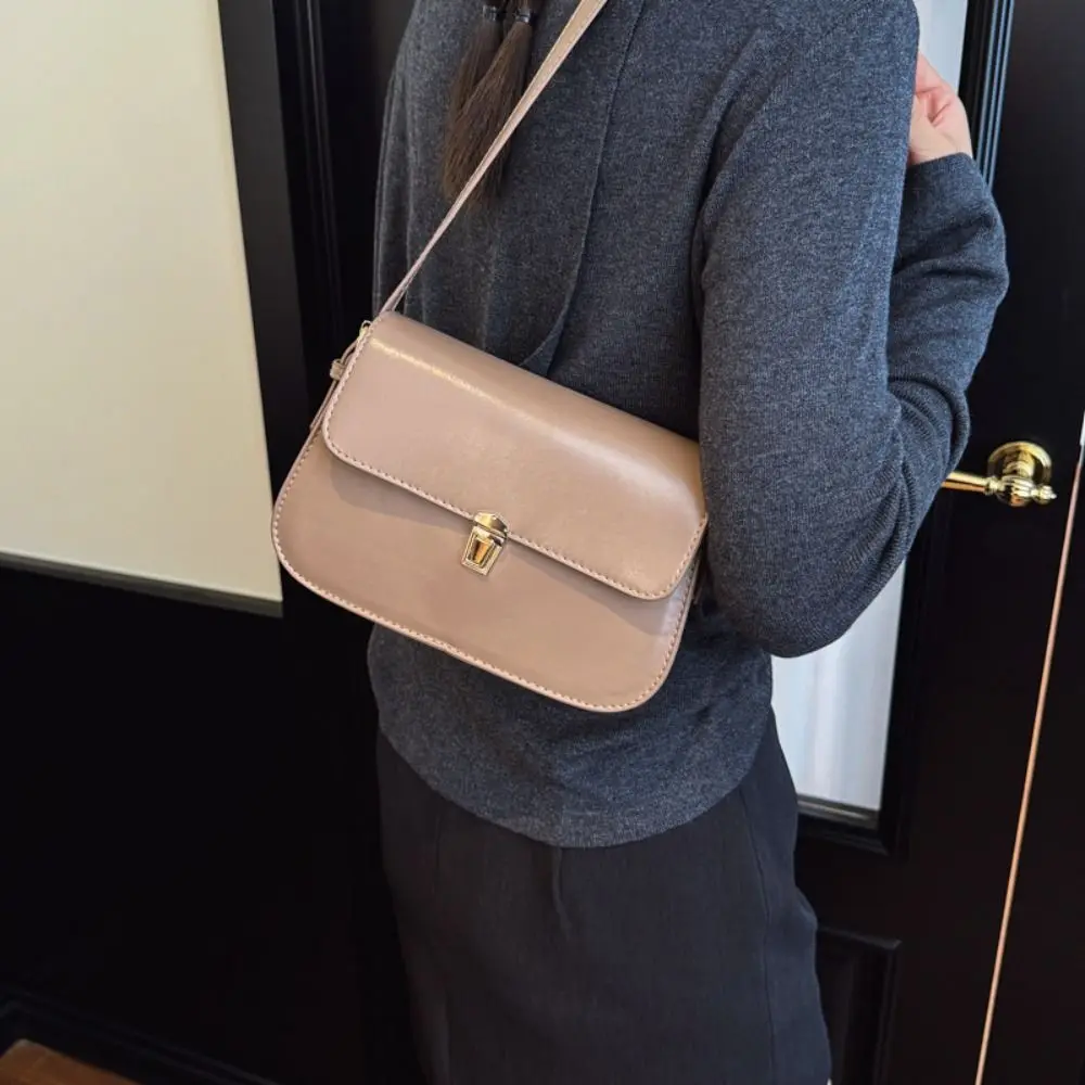 المحمولة خمر مشبك حقيبة كتف بولي Leather الجلود الترفيه الرجعية Underarn حقيبة Cuasal بلون المرأة الإبط حقيبة Shooping